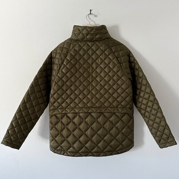 Athleta Whisper Featherless Puffer Jacket in Acacia Olive - Picture 2 of 4